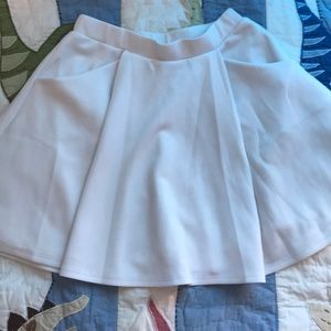White skirt